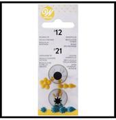 Wilton Nozzle  Disposable 12 x 21 - Tip Set Of 2