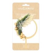 Wooden Cake Topper Christmas Wreath image