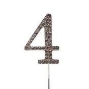 Diamante Number Silver - 4 image