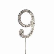 Diamante Number Silver - 9 image