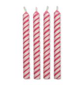 PME Candles - Pink Small Striped (48mm / 1.9”) - Set Of 24