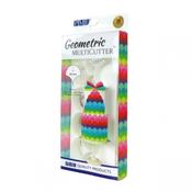 PME Geometric Fish Scale MultiCutter, Medium Cutter, 1"