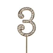 Diamante Number Gold - 3 image