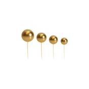 GOLD DECORATIVE BALLS AZUCREN SET OF 20