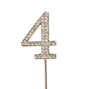 Diamante Number Gold - 4 image