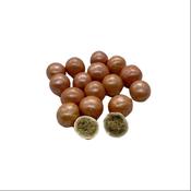 MAXI ORANGE CEREAL BALLS-WHITE CHOCOLATE-CARAMEL (22 MM) 90 GR AZUCREN