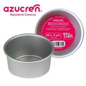 ANODIZED ROUND SPONGE PAN 25 X 5 CM.