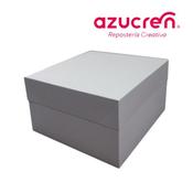16'' White Cake Boxes 40.6 X 40.6 X 15.2 CM. HEIGHT image