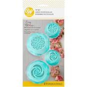 SET 4 PINK NOZZLES (EASY BLOOMS) WILTON