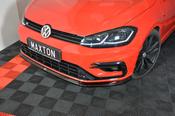 Front Splitter V.6 VW Golf 7 R / R-Line Facelift CARBON LOOK - Maxton Design Ireland image