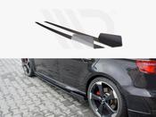Racing Side Skirts Diffusers V.2 Audi RS3 8V Facelift Sportback (2017-20) - Maxton Design Ireland image