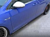 Racing Side Skirts Diffusers Volkswagen Golf R / R-Line Mk7 Facelift - Maxton Design Ireland image