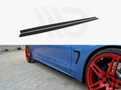 Racing Side Skirts Diffusers BMW 4 Coupe / Gran Coupe / Cabrio M-Pack F32 / F36 / F33 - Maxton Design Ireland image