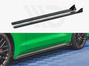 Side Skirts Diffusers + Flaps Ford Mustang GT Mk6 Facelift (2017-) - Maxton Design Ireland image