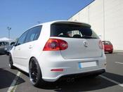 Rear Valance VW Golf MK5 R32 (With 1 Exhaust Hole, For GTI Exhaust) (2003-2008) - Maxton Design Ireland image