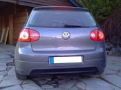Rear Valance VW Golf V GTI Edition 30 (Without Exhaust Hole, For Standard Exhaust) (2003-2008) - Maxton Design Ireland image