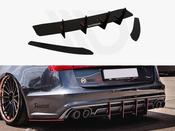 Rear Diffuser &amp; Rear Side Splitters Audi S6 C7 Facelift - Maxton Design Ireland image