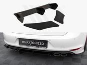 Rear Diffuser &amp; Rear Side Splitters VW Golf R Mk7 Hatchback - Maxton Design Ireland image