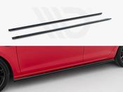Side Skirts Diffusers V.2 Volkswagen Golf R / R-Line Mk7 Facelift - Maxton Design Ireland image