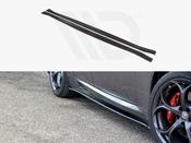 Side Skirts Diffusers Alfa Romeo Giulia Veloce (2015-2019) - Maxton Design Ireland image