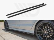 Side Skirts Diffusers V.2 Audi S3 / A3 S-Line Sedan 8V Facelift - Maxton Design Ireland image
