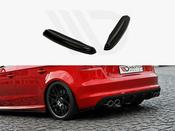 Rear Side Splitters Audi S3 / A3 S-Line 8V Hatchback / Sportback - Maxton Design Ireland image