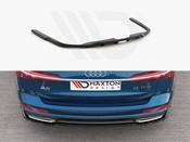 Central Rear Splitter (Vertical Bars) Audi A6 S-Line C8 - Maxton Design Ireland image