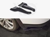 Rear Side Splitters V.2 Tesla Model X (2015-) - Maxton Design Ireland image