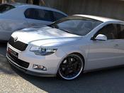 Front Splitter Skoda Superb II - Maxton Design Ireland image