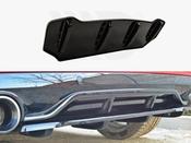 Central Rear Splitter (Vertical Bars) Peugeot 308 II GTI - Textured - Maxton Design Ireland image