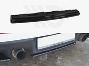 Central Rear Splitter Mitsubishi Lancer EVO X (Without/vertical Bars) (2007-2015) - Textured - Maxton Design Ireland image