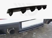 Central Rear Splitter Mitsubishi Lancer EVO X (W/vertical Bars) (2007-2015) - Maxton Design Ireland