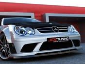 Front Splitter Mercedes CLK W209 (For ME-CLK-209-BLACK-F1 Bumper) - Maxton Design Ireland image