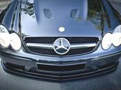 Front Splitter Mercedes CLK W209 Black (SL Black Series Look) - Maxton Design Ireland image