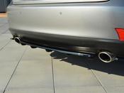 Central Rear Splitter (Vertical Bars) Lexus IS Mk3 T - Textured - Maxton Design Ireland