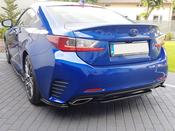 Central Rear Splitter (Without Vertical Bars) Lexus RC (2014-UP) - Maxton Design Ireland image