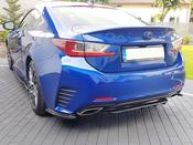 Central Rear Splitter (With Vertical Bars) Lexus RC (2014-UP) - Maxton Design Ireland