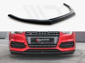 Front Splitter V.1 Audi S3 / A3 S-Line 8V Sedan / Cabrio (2013-2016) - Maxton Design Ireland image