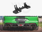 Street PRO Rear Diffuser Ford Mustang GT Mk6 Facelift - Red - Maxton Design Ireland image