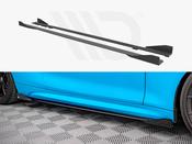 Street PRO Side Skirts Diffusers + Flaps BMW M2 F87 - Maxton Design Ireland image