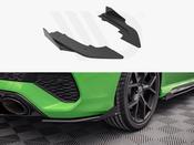 Street PRO Rear Side Splitters (+flaps) Audi RS3 Sedan 8Y (2020-) - Maxton Design Ireland image