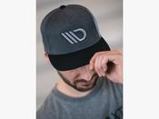 Baseball CAP (Snapback) - Charcoal/black - Maxton Design Ireland image