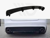 Central Rear Splitter (Vertical Bars) Audi A5 S-line 8T FL Coupe / Sportback (2011-2016) - Maxton Design Ireland image