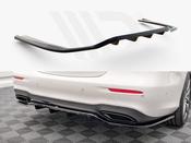 Rear Splitter (Vertical Bars) Mercedes E AMG-Line Sedan W213 Facelift - Maxton Design Ireland