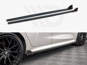 Side Skirts Diffusers V.1 + Flaps Toyota Yaris Mk4 - Maxton Design Ireland