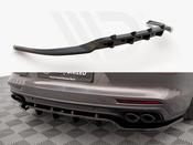 Rear Splitter (Vertical Bars) Porsche Panamera Turbo S E-Hybrid / Panamera E-Hybrid / Panamera 4S 971 - Maxton Design Ireland image