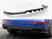 Central Rear Splitter (Vertical Bars) Audi Q5 S-Line SUV Mk2 Facelift - Maxton Design Ireland image