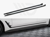 Side Skirts Diffusers V.1 BMW i4 M-Pack G26 - Maxton Design Ireland image