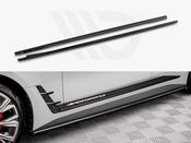 Side Skirts Diffusers V.2 BMW i4 M-Pack G26 - Maxton Design Ireland image