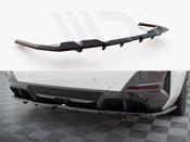 Central Rear Splitter (Vertical Bars) V.1 BMW i4 M-Pack G26 - Maxton Design Ireland image